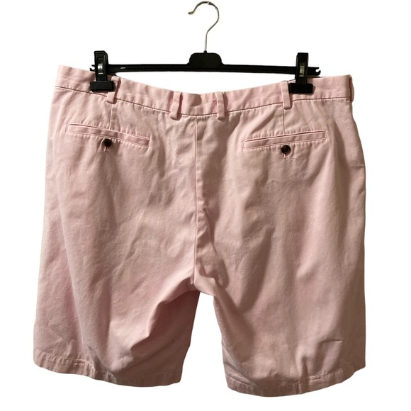 Brooks Brothers Mens Pink Chino Shorts Size 42 x 11‎ Cotton Preppy - Picture 2 of 9
